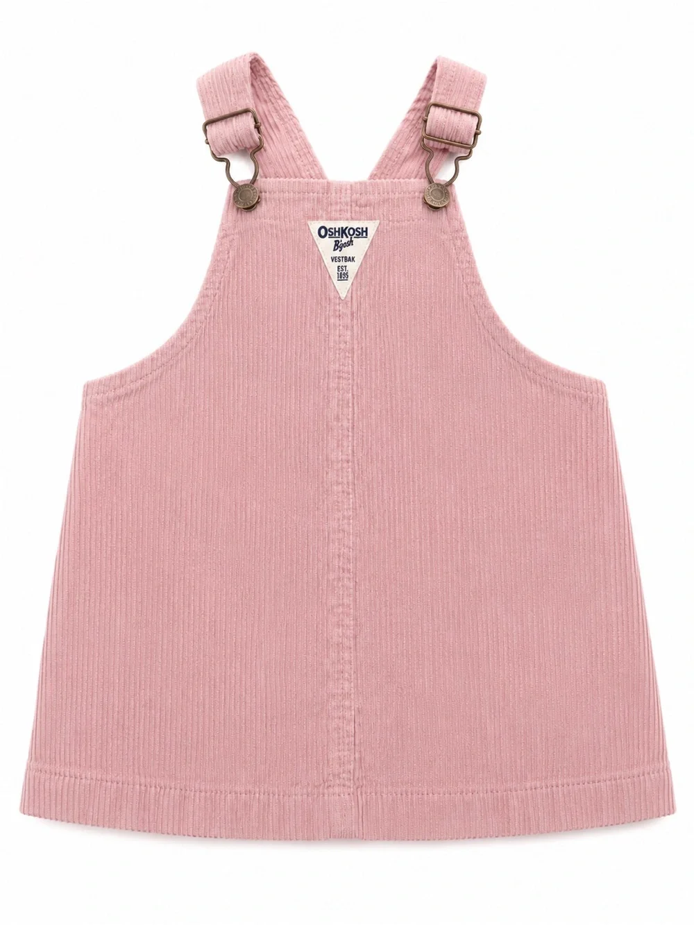 OshKosh B'gosh Pink Corduroy Button-Front Pinafore